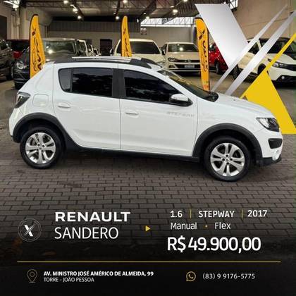 RENAULT SANDERO 1.6 STEPWAY 8V FLEX 4P MANUAL RENAULT SANDERO 1.6 STEPWAY 8V FLEX 4P MANUAL